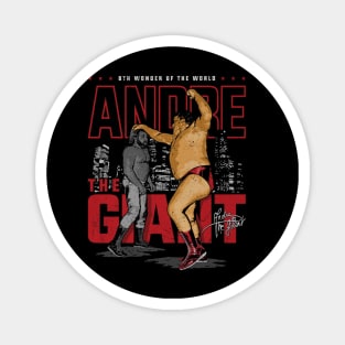 Andre The Giant Skyline Magnet